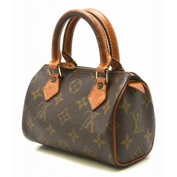 Louis Vuitton Monogram Speedy Handbag Mini Brown - Picture 1 of 9